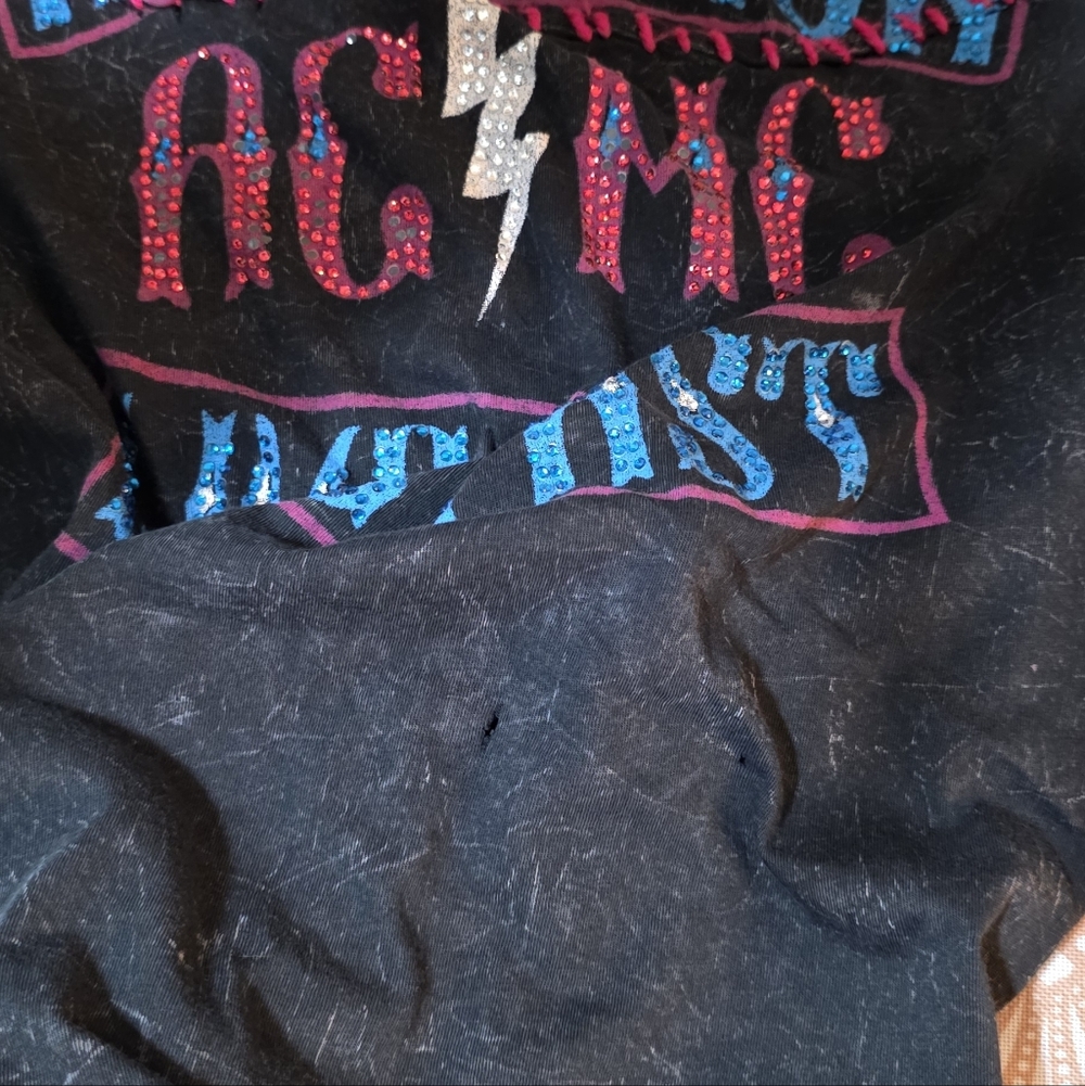 Affliction Rhinestone Skull ACMC Shirt - Picture 11 of 11